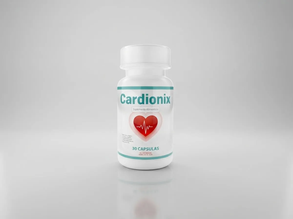 Empaque de Cardionix, suplemento alimenticio de 30 cápsulas